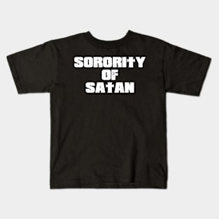 Sorority of Satan Movie Logo Kids T-Shirt